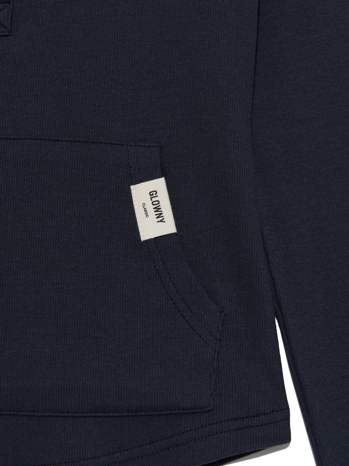 G FINE BUTTON HOODIE