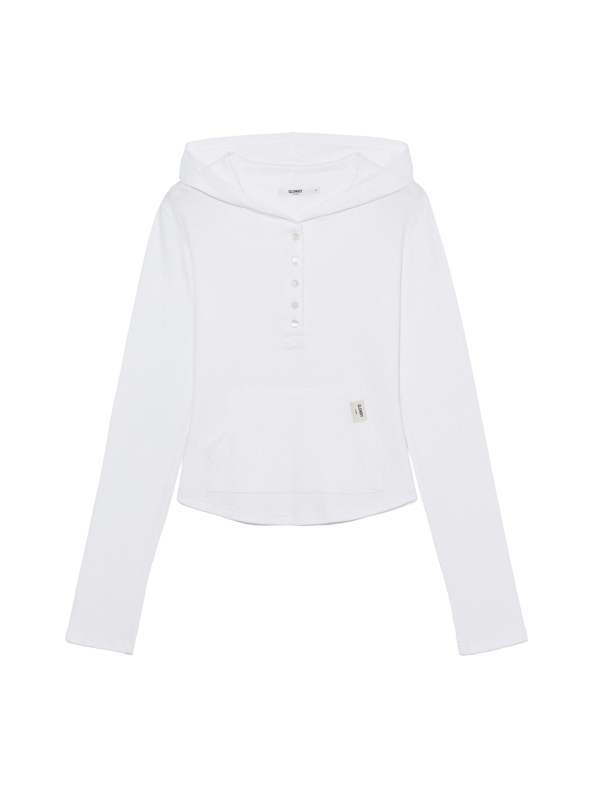 G FINE BUTTON HOODIE