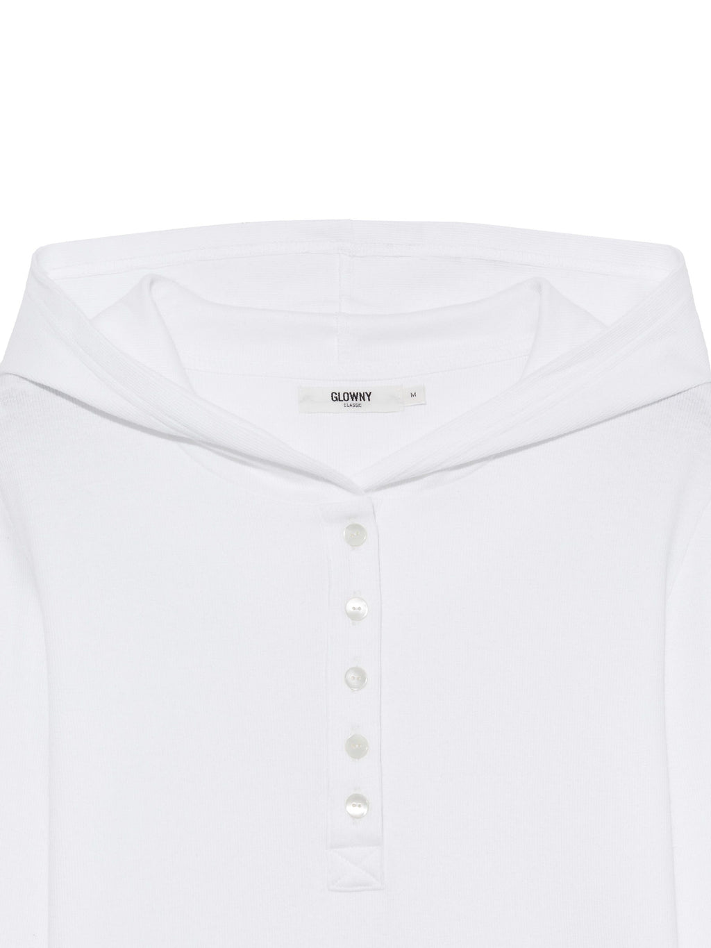 G FINE BUTTON HOODIE