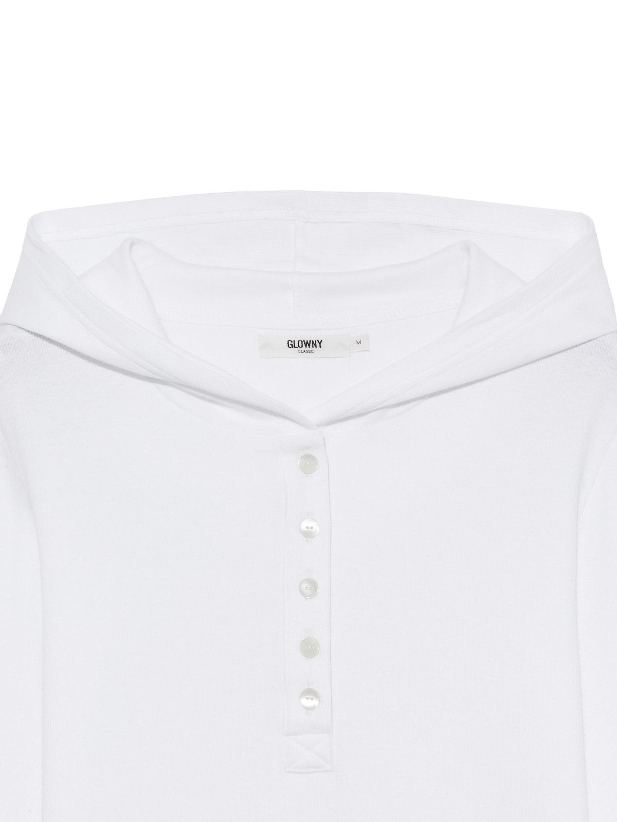 G FINE BUTTON HOODIE