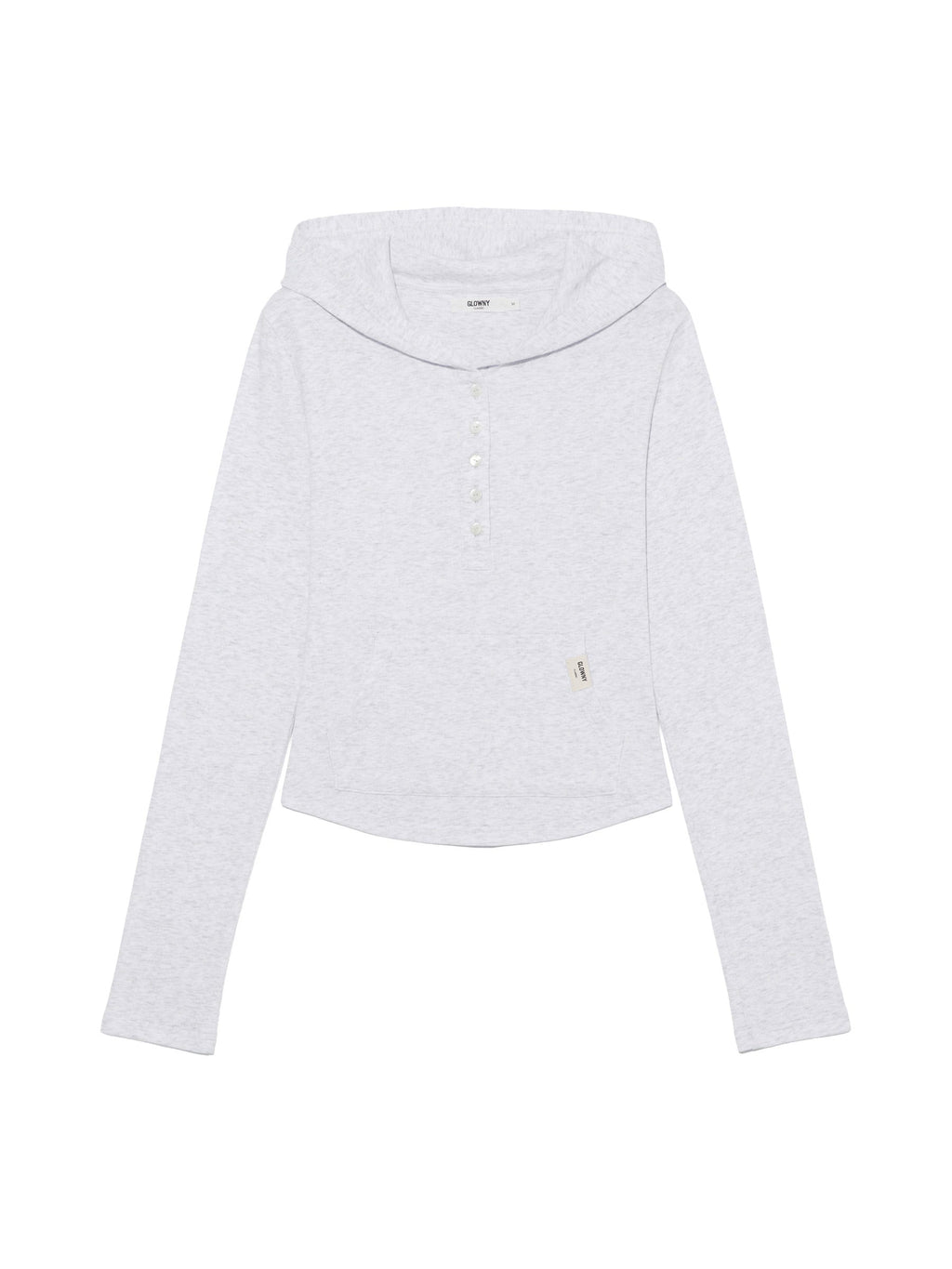 G FINE BUTTON HOODIE