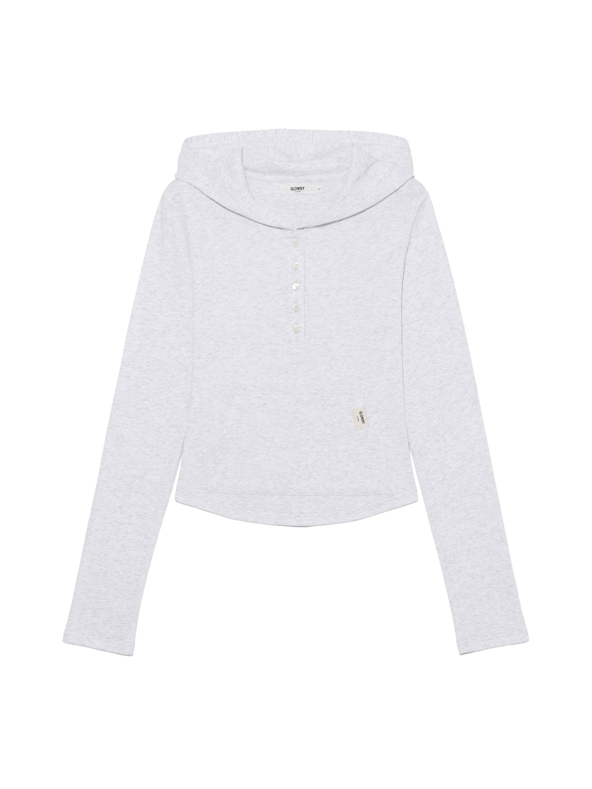 G FINE BUTTON HOODIE