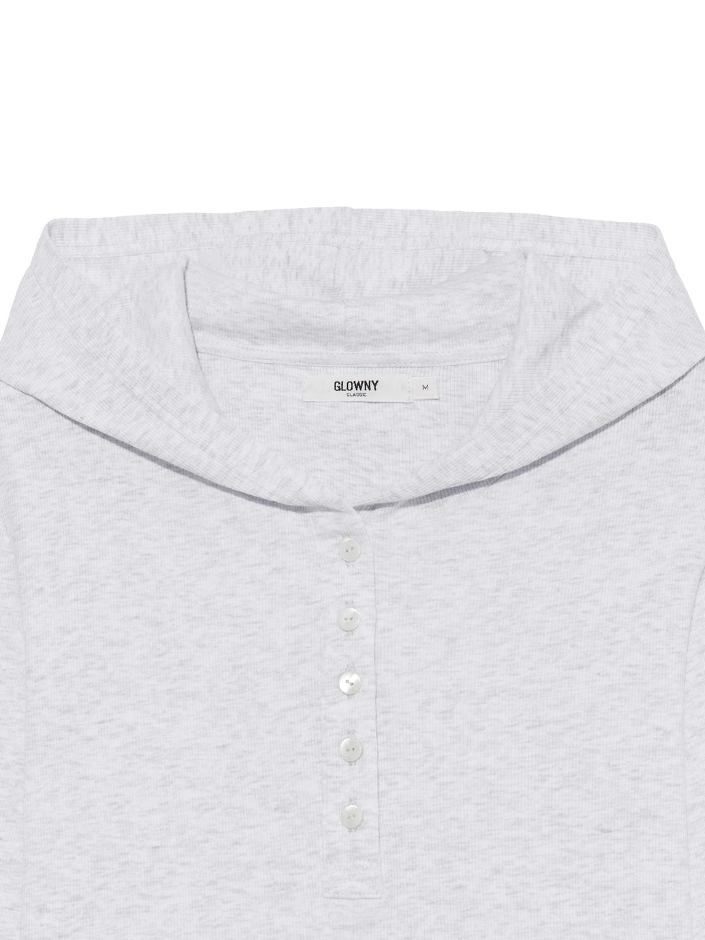 G FINE BUTTON HOODIE