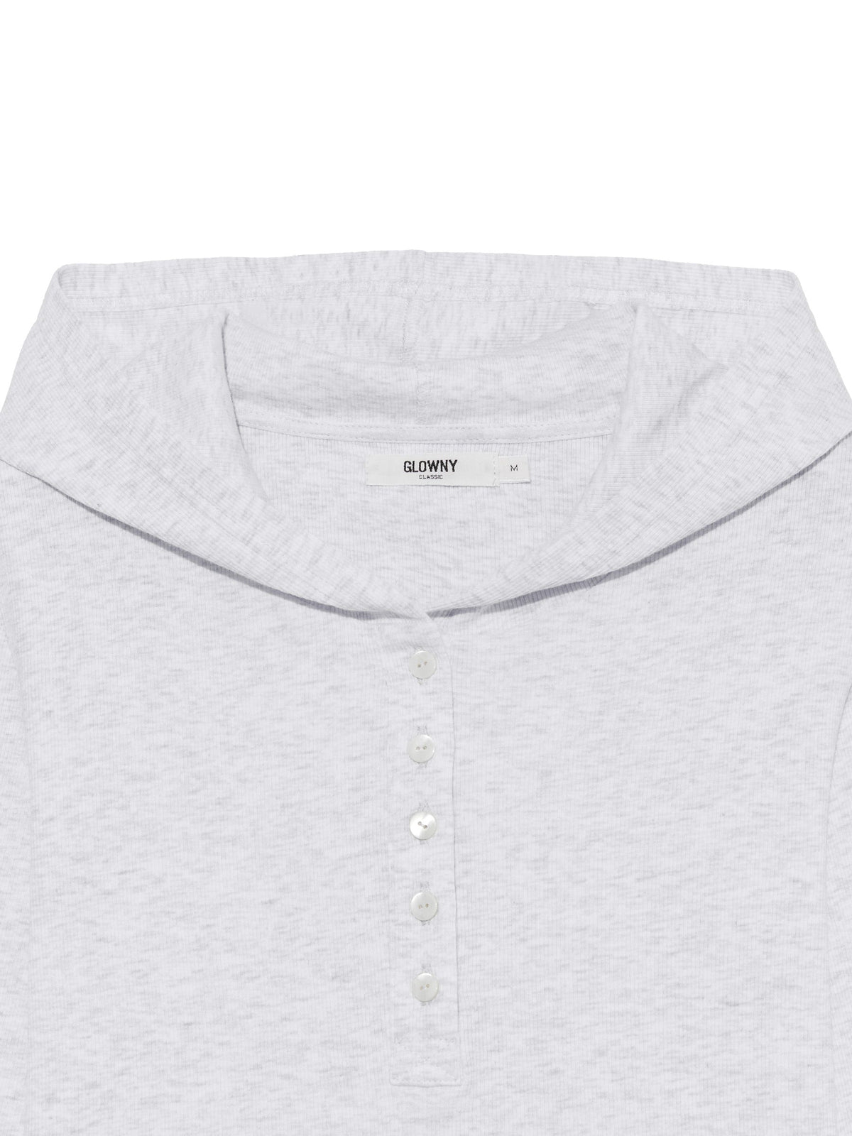 G FINE BUTTON HOODIE