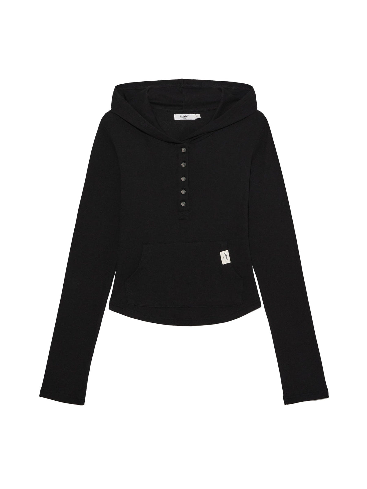 G FINE BUTTON HOODIE