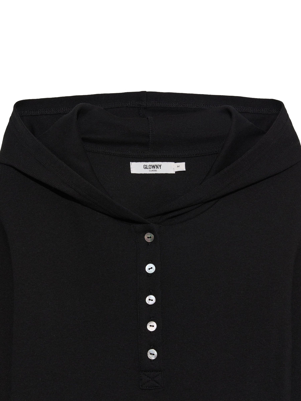 G FINE BUTTON HOODIE