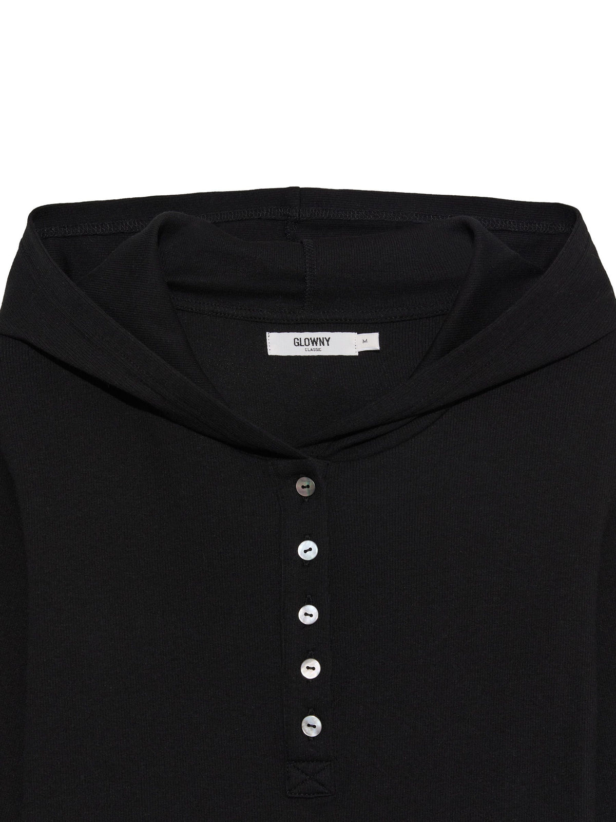 G FINE BUTTON HOODIE