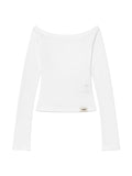 G OFF SHOULDER LONG SLEEVE