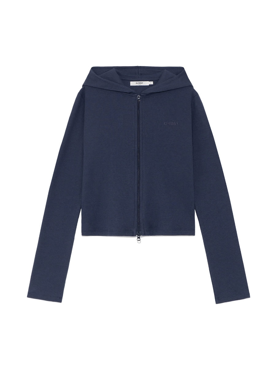 G CLASSIC ESSENTIAL RIB ZIP-UP