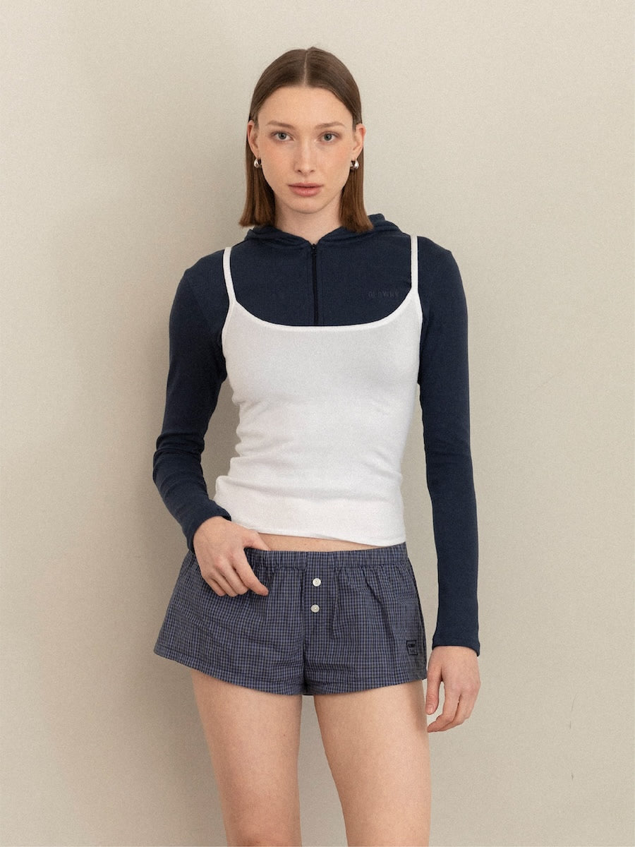 G CLASSIC ESSENTIAL RIB ZIP-UP