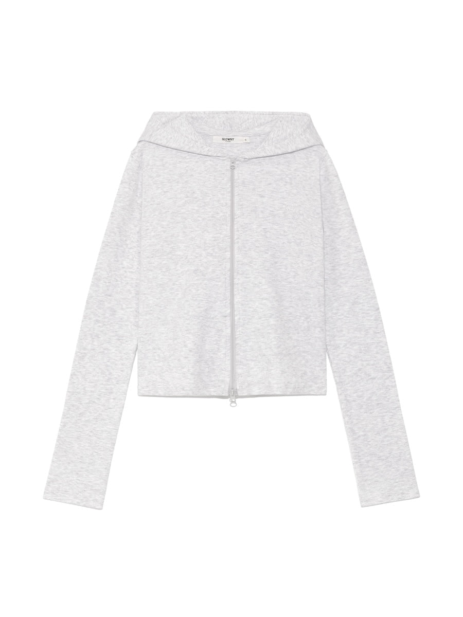 G CLASSIC ESSENTIAL RIB ZIP-UP