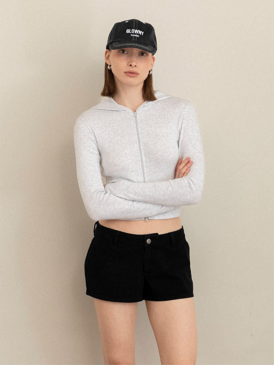 G CLASSIC ESSENTIAL RIB ZIP-UP