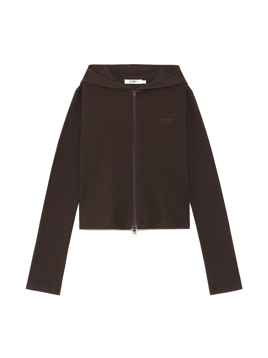 G CLASSIC ESSENTIAL RIB ZIP-UP