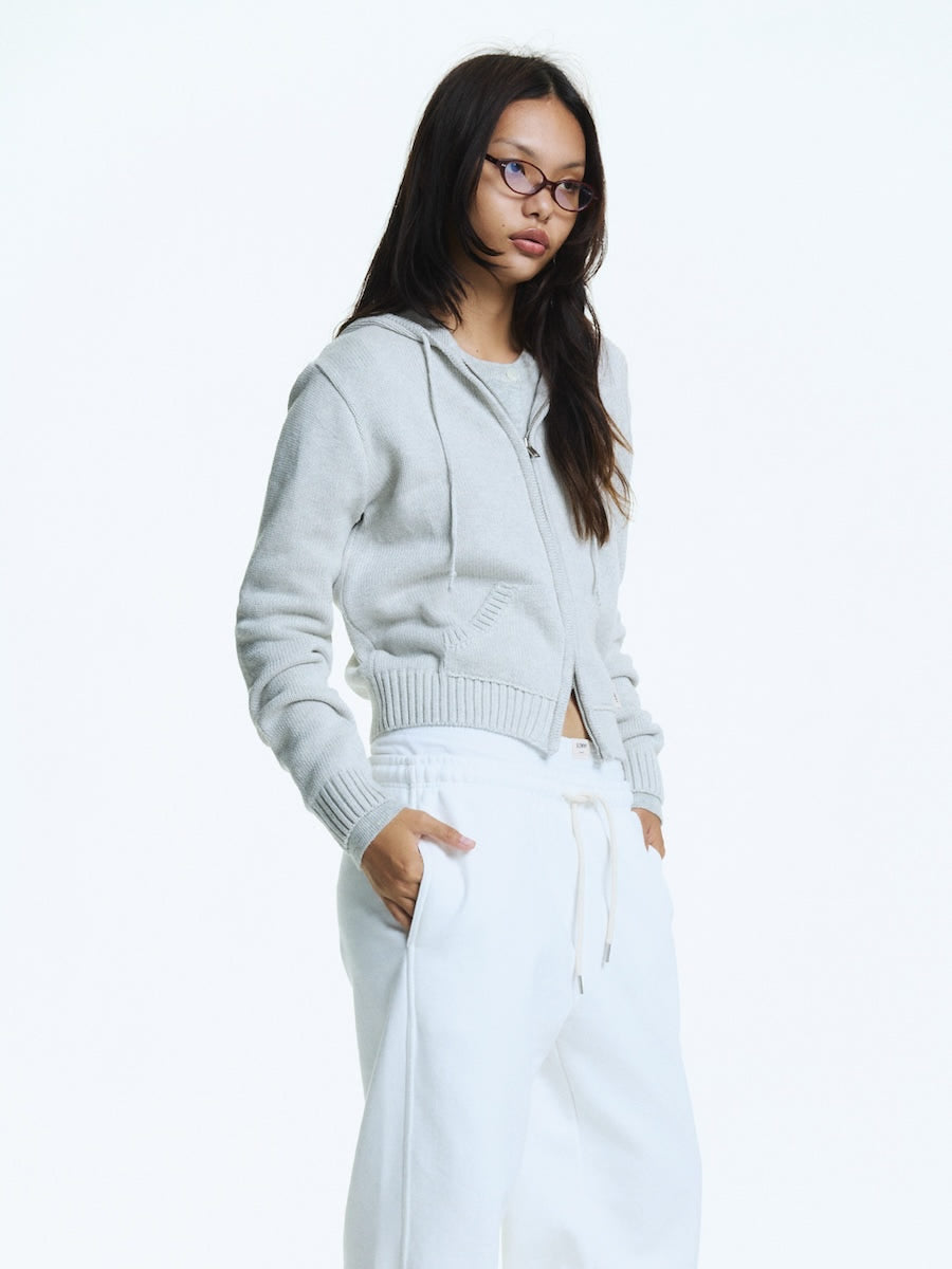G CLASSIC KNIT ZIP UP