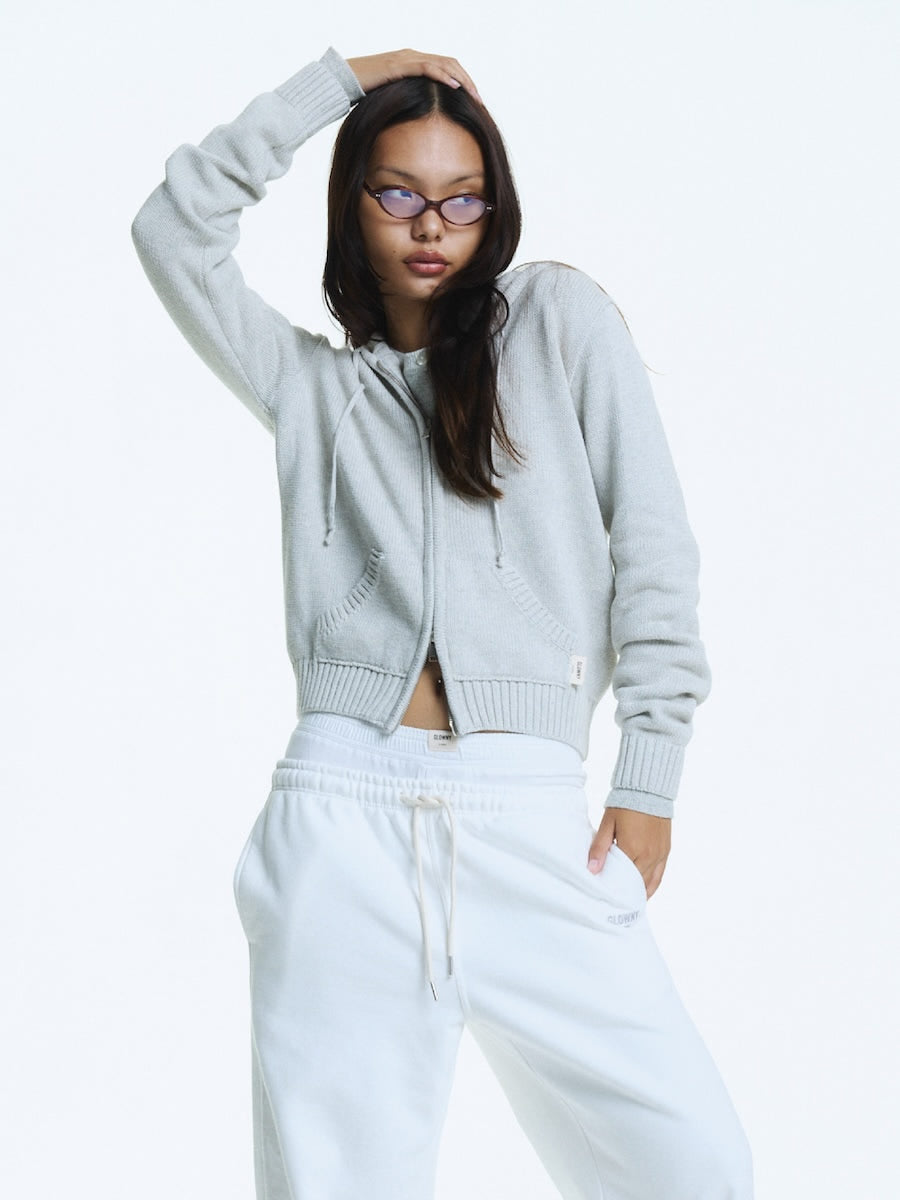 G CLASSIC KNIT ZIP UP