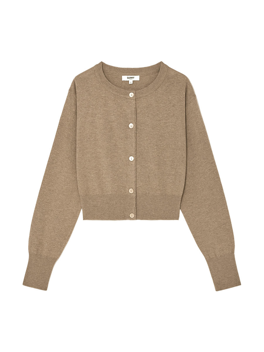 G CLASSIC WOOL CARDIGAN