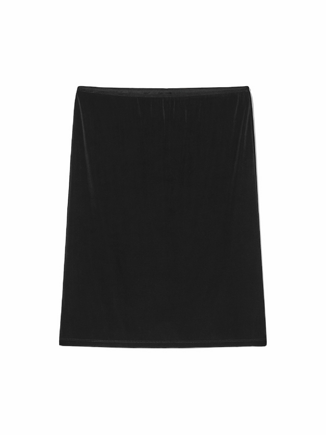 G BOX MIDI SKIRT (BLACK)