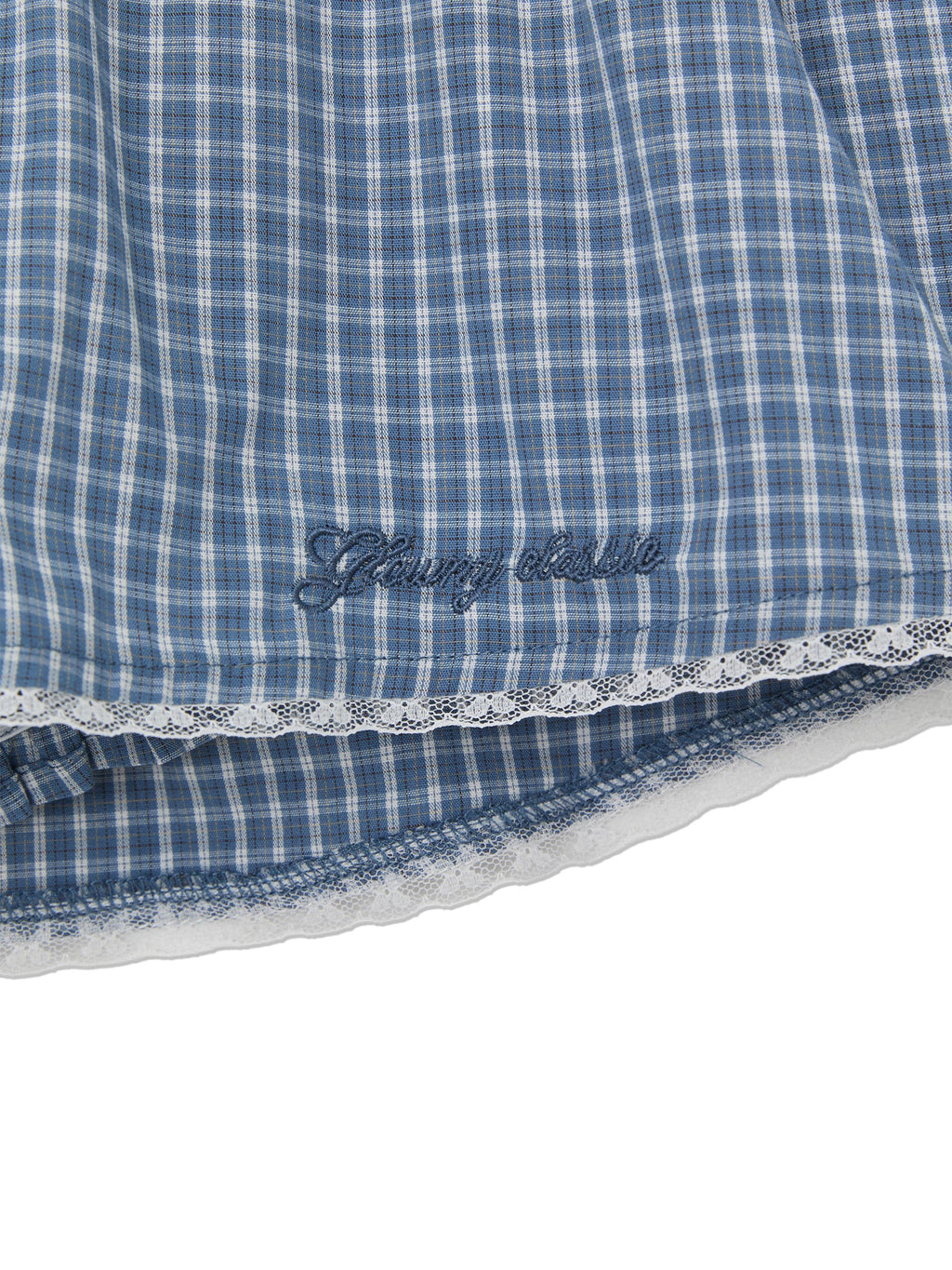 G CLASSIC LACE-UP MINI SKIRT