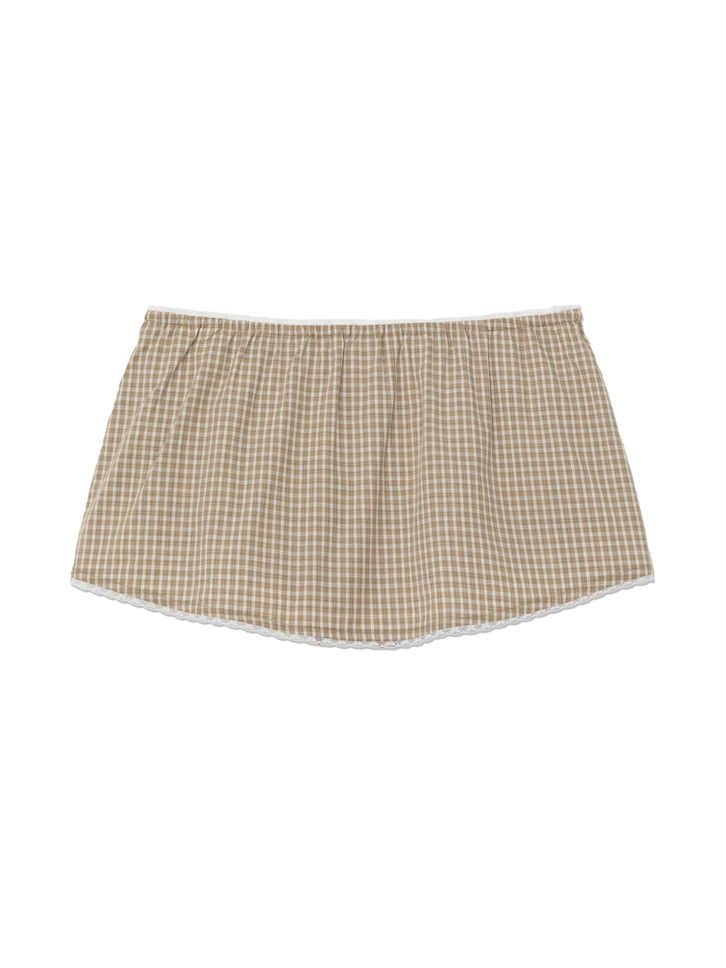 G CLASSIC LACE-UP MINI SKIRT