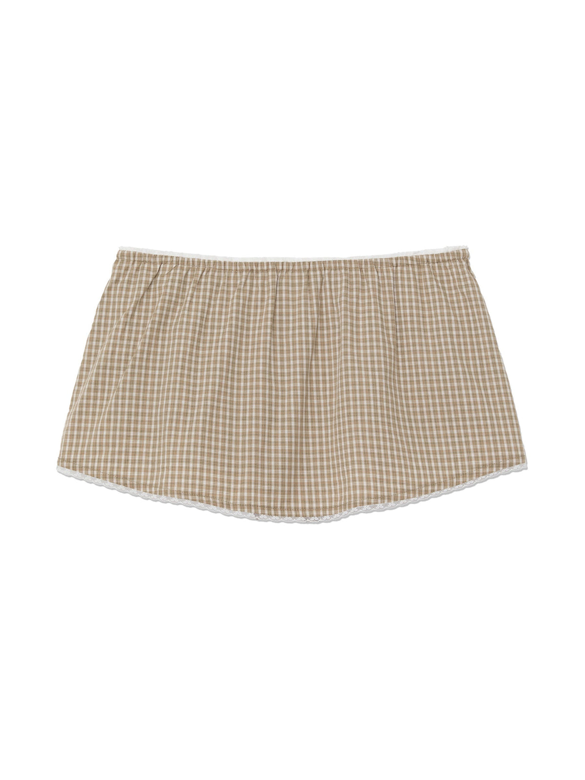 G CLASSIC LACE-UP MINI SKIRT