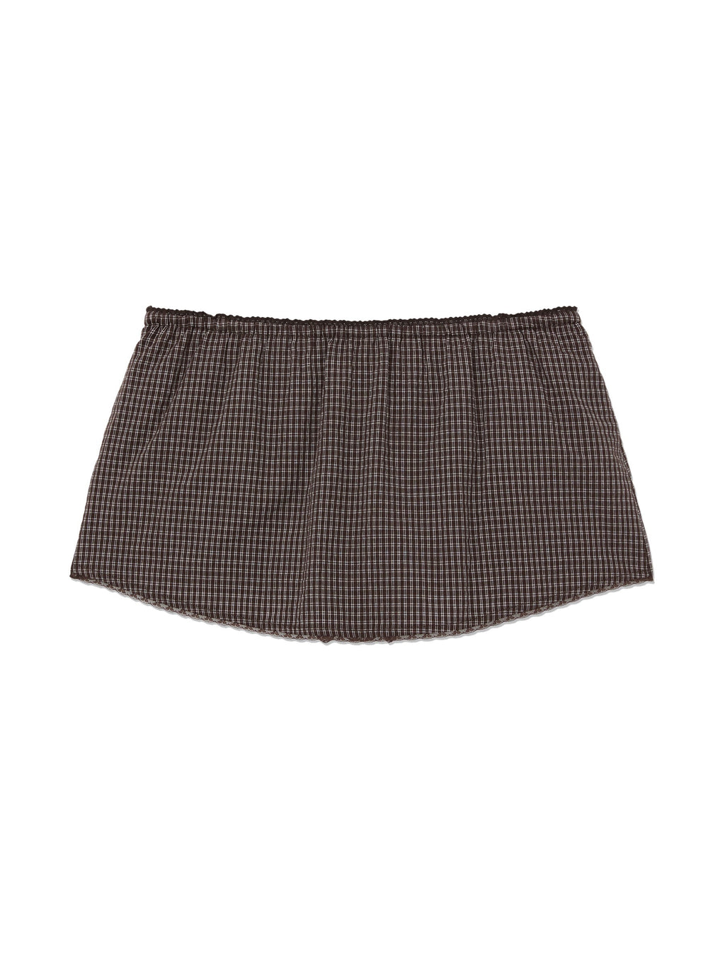 G CLASSIC LACE-UP MINI SKIRT