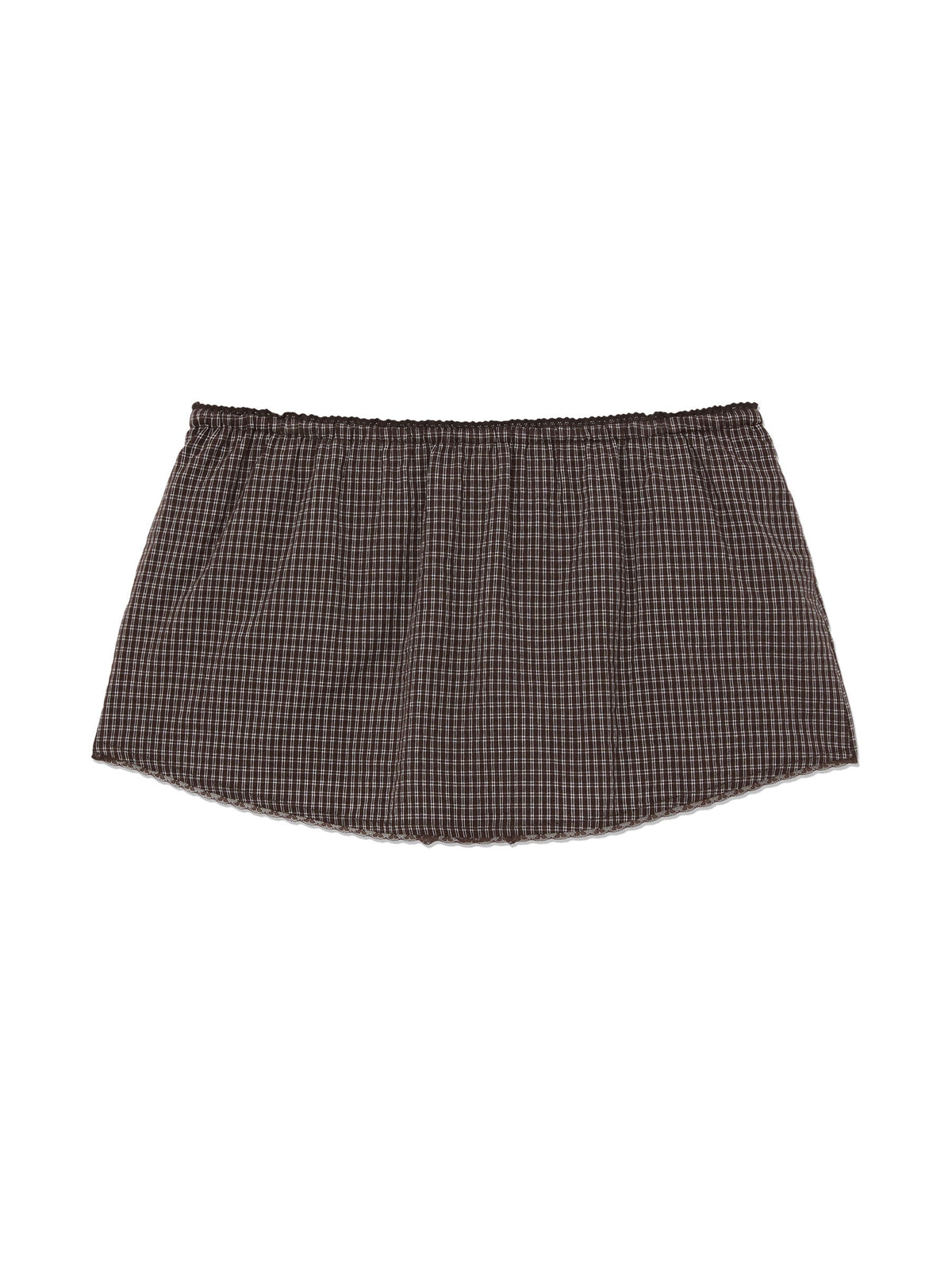 G CLASSIC LACE-UP MINI SKIRT