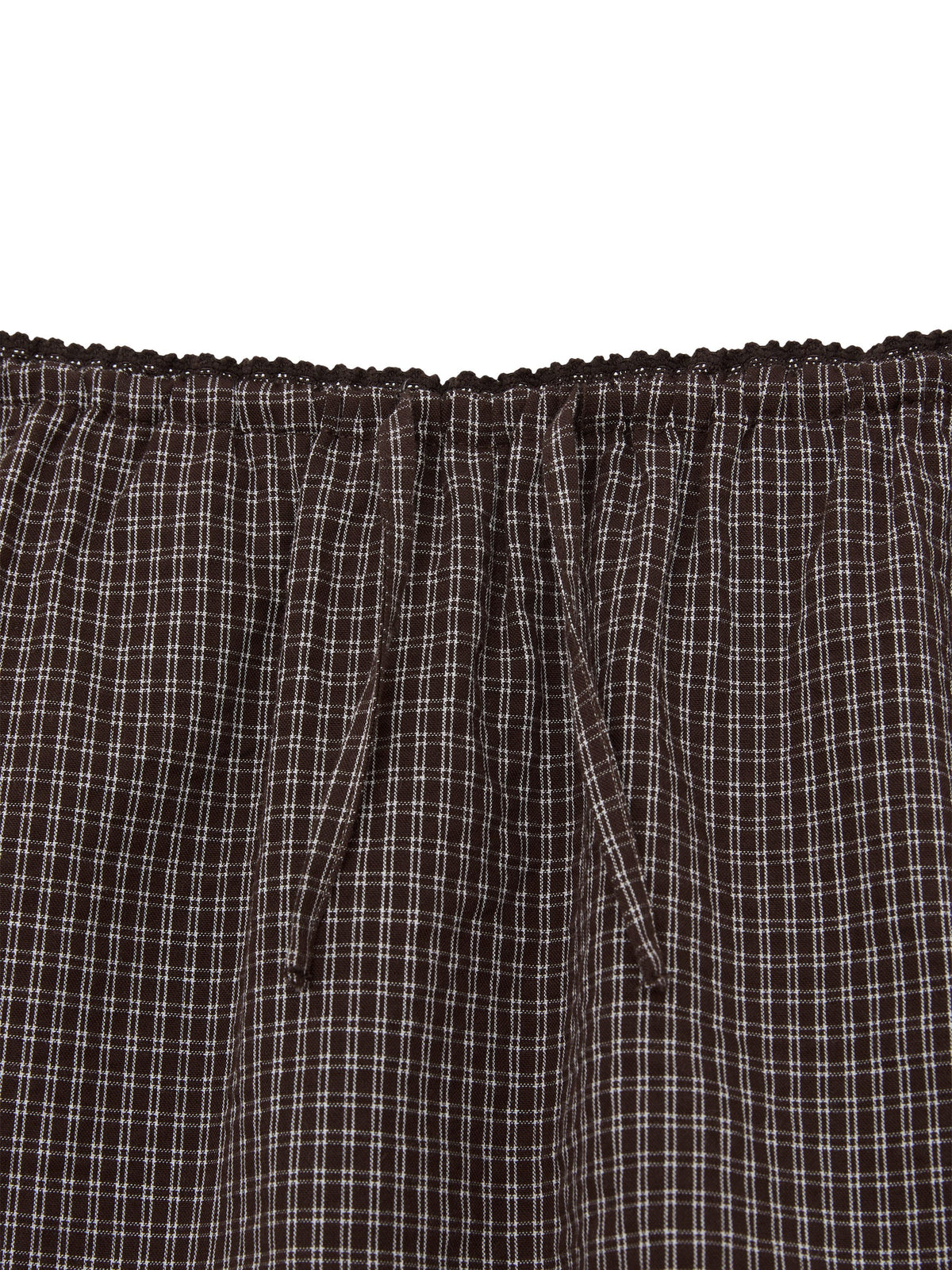 G CLASSIC LACE-UP MINI SKIRT