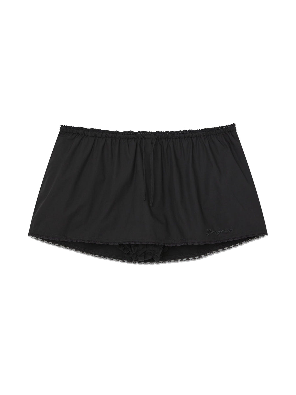 G CLASSIC LACE-UP MINI SKIRT