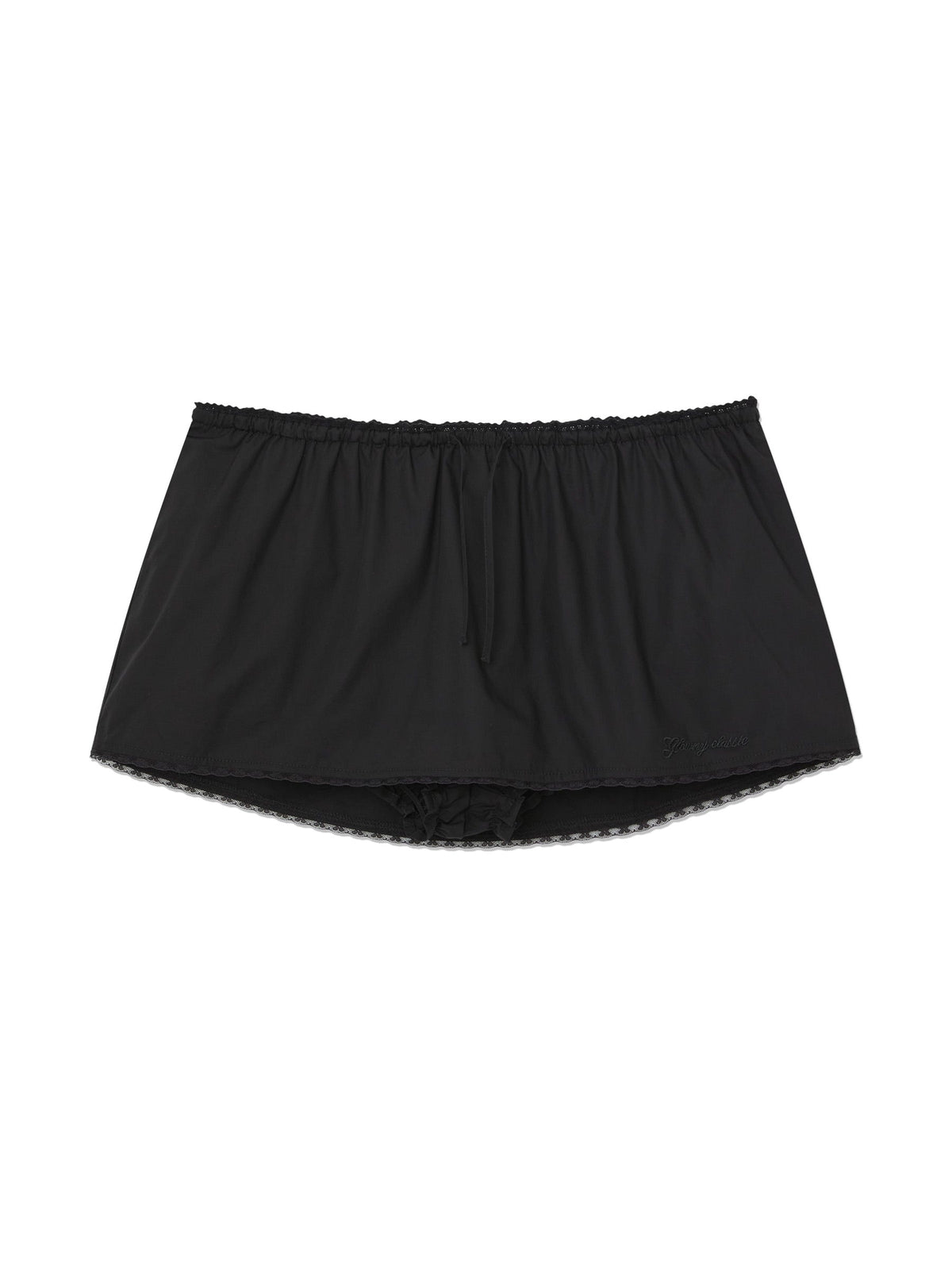 G CLASSIC LACE-UP MINI SKIRT