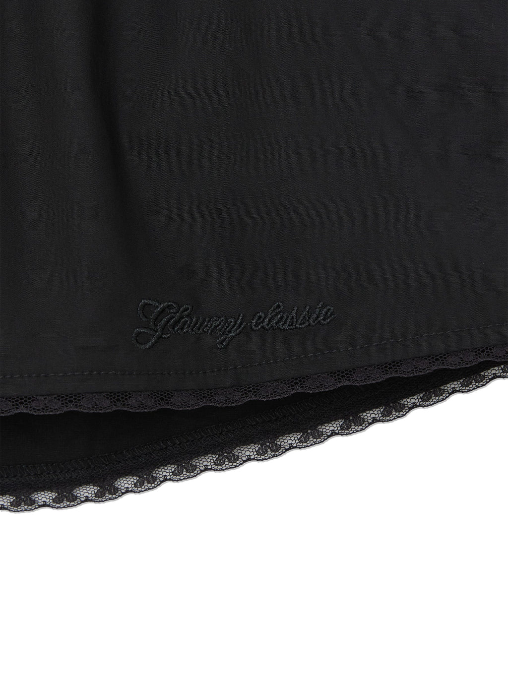 G CLASSIC LACE-UP MINI SKIRT