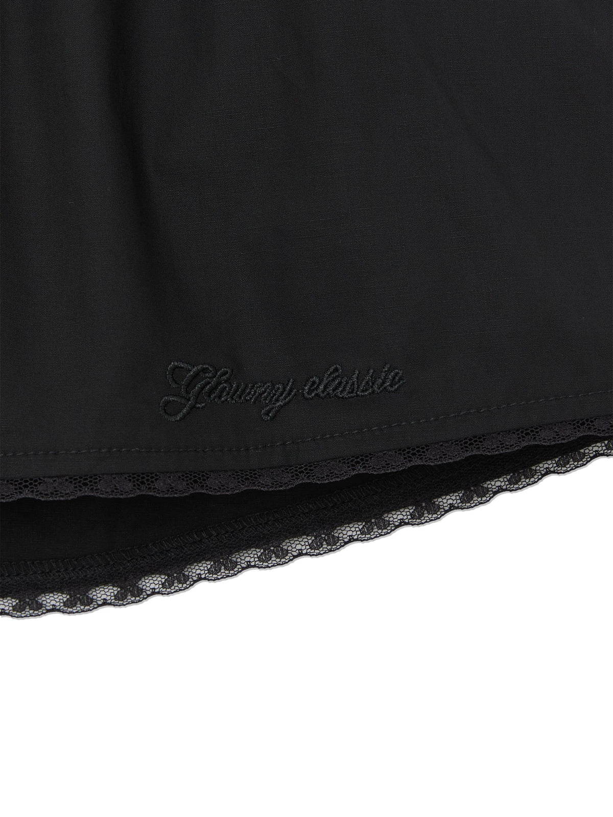 G CLASSIC LACE-UP MINI SKIRT