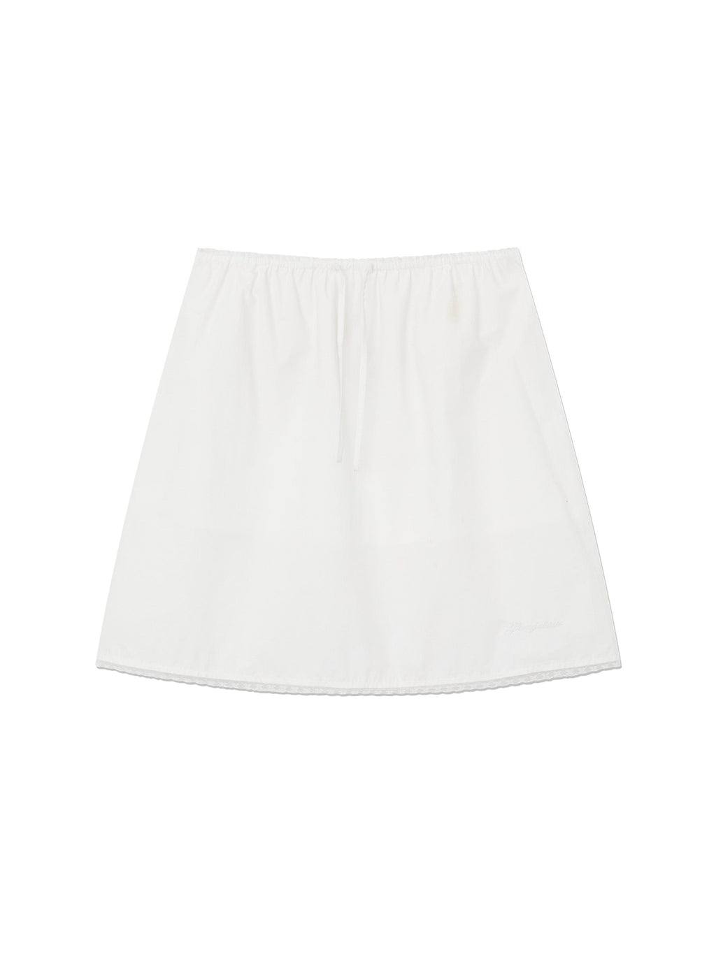 G CLASSIC LACE-UP MIDI SKIRT