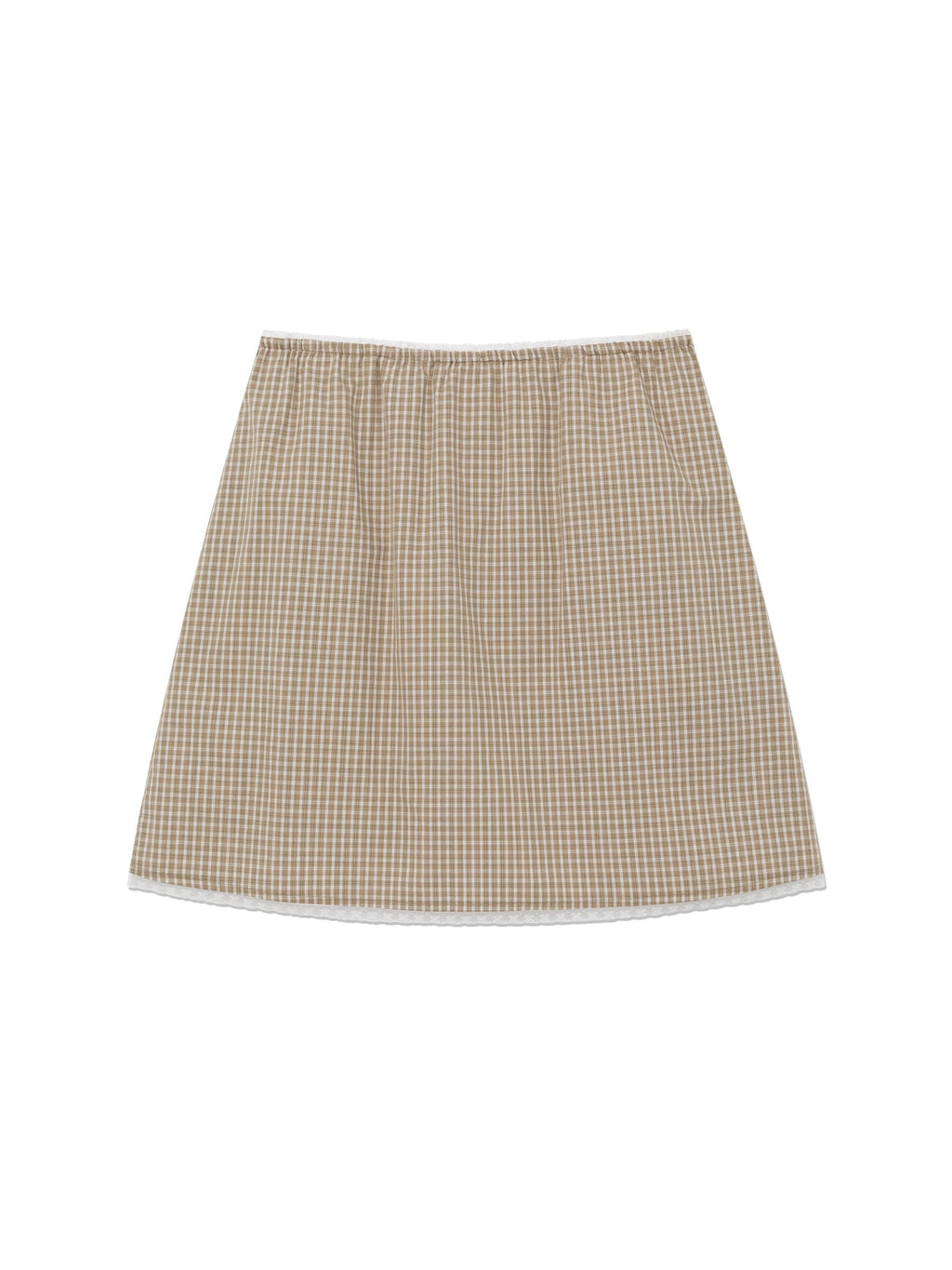 G CLASSIC LACE-UP MIDI SKIRT