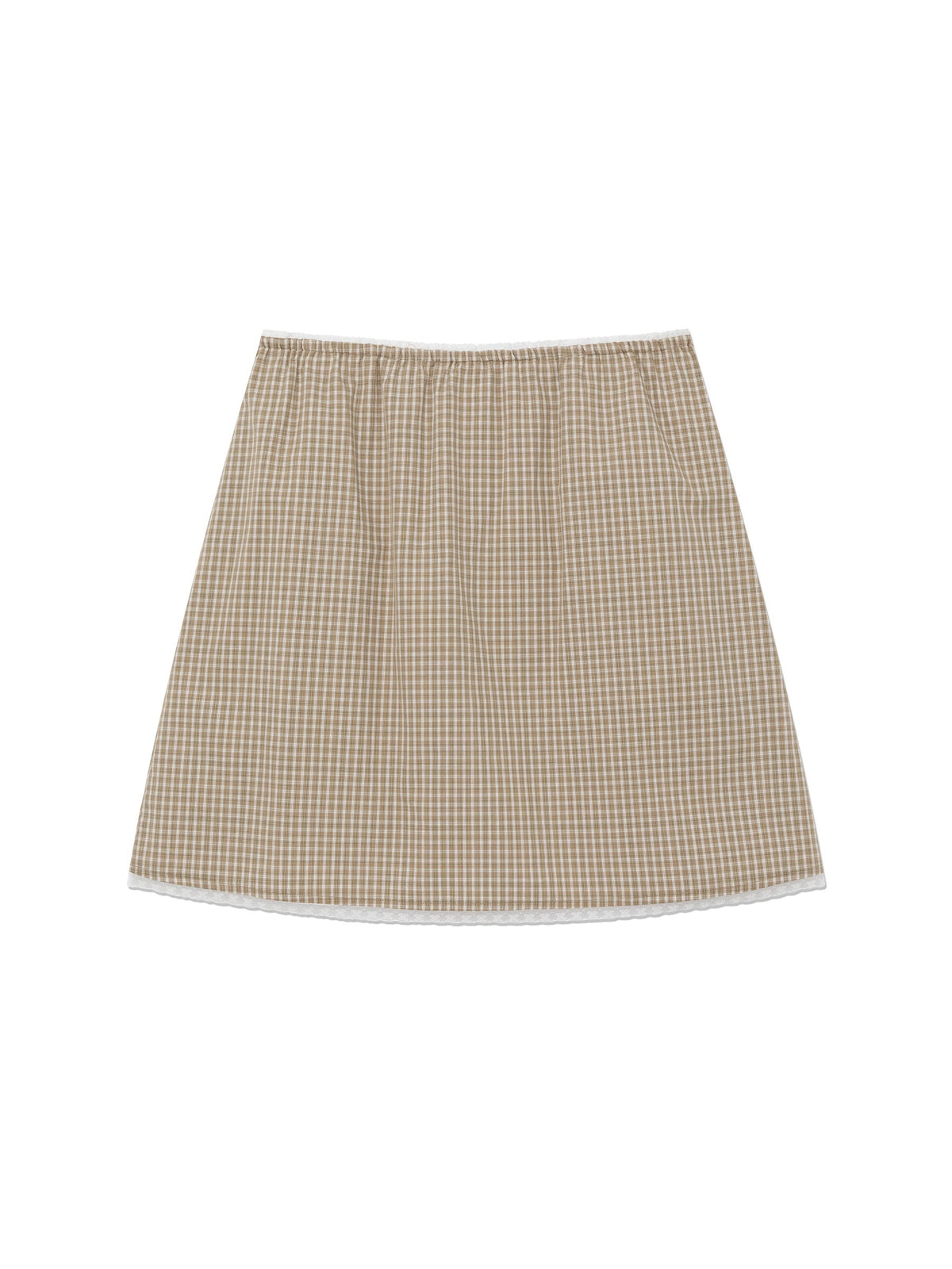 G CLASSIC LACE-UP MIDI SKIRT