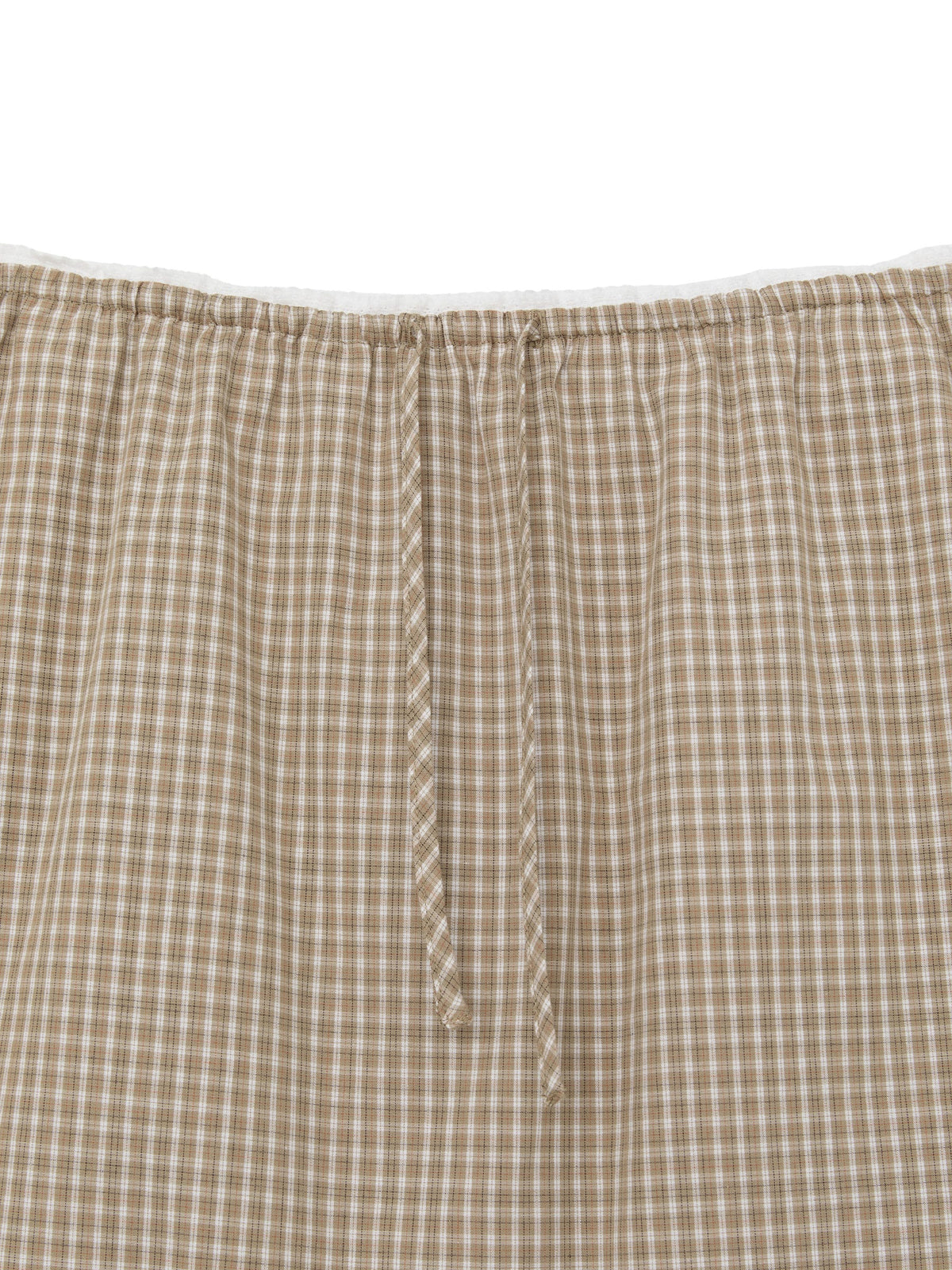 G CLASSIC LACE-UP MIDI SKIRT