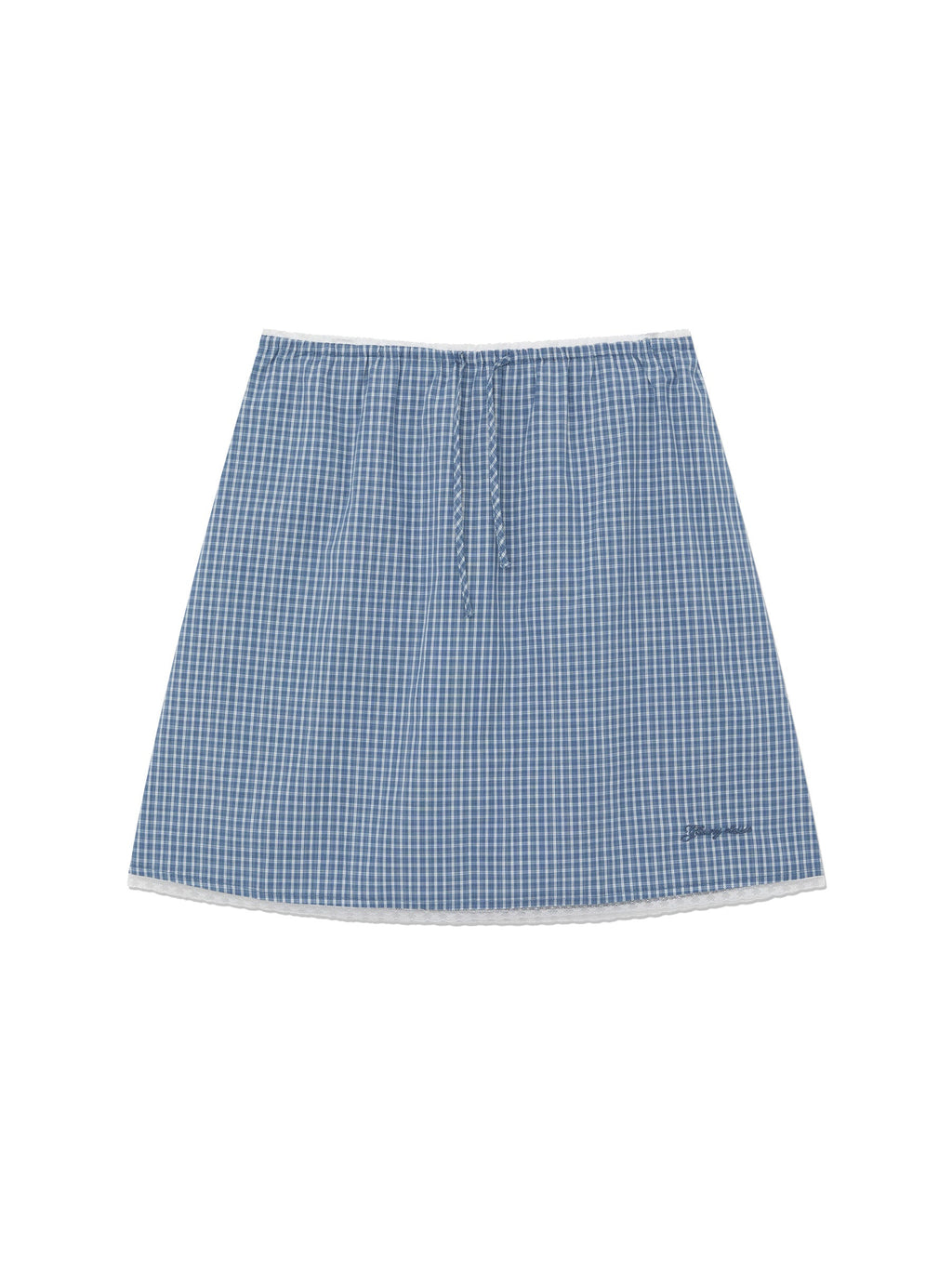 G CLASSIC LACE-UP MIDI SKIRT