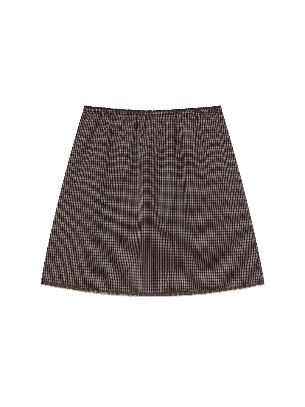 G CLASSIC LACE-UP MIDI SKIRT