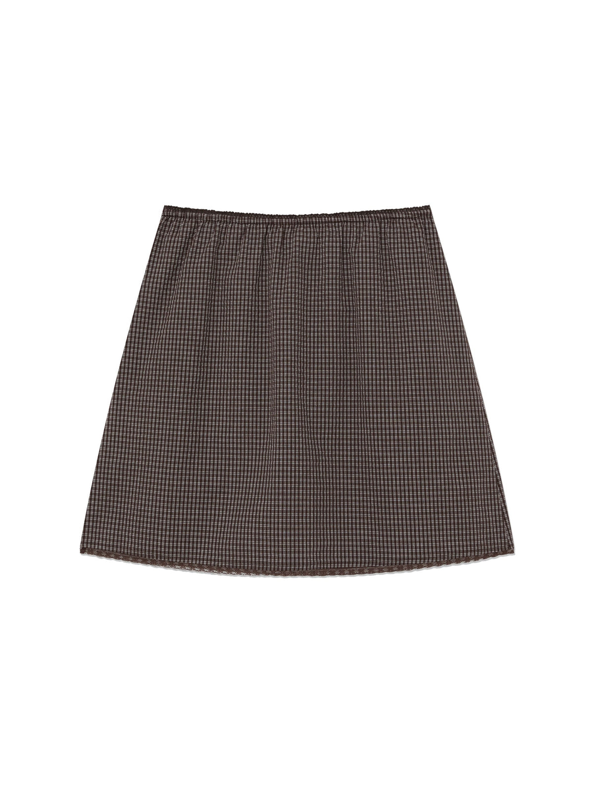G CLASSIC LACE-UP MIDI SKIRT