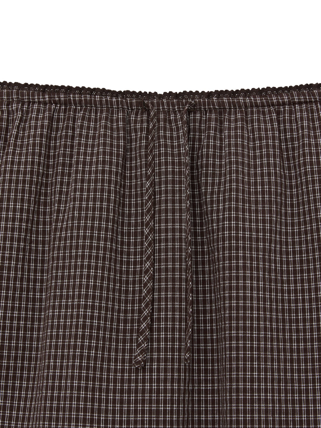 G CLASSIC LACE-UP MIDI SKIRT