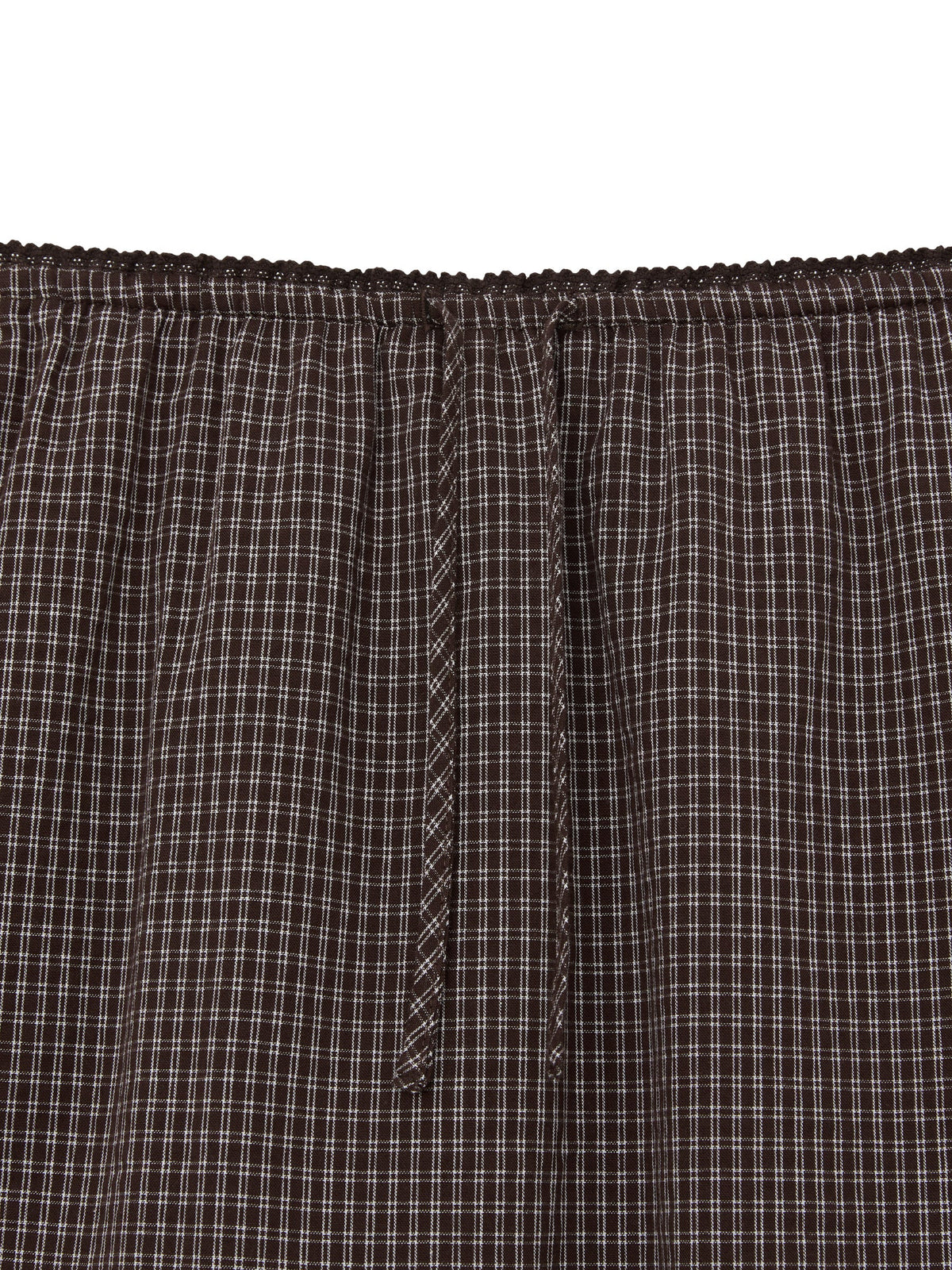 G CLASSIC LACE-UP MIDI SKIRT