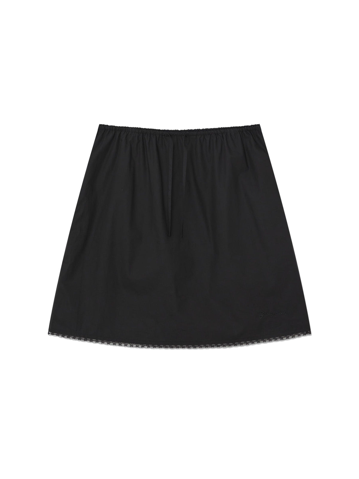G CLASSIC LACE-UP MIDI SKIRT