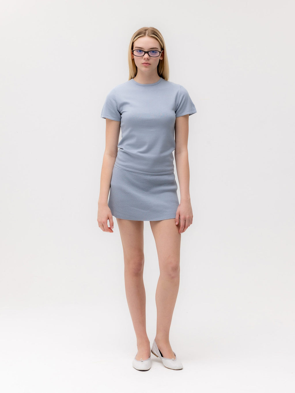 G KNIT REST SKIRT