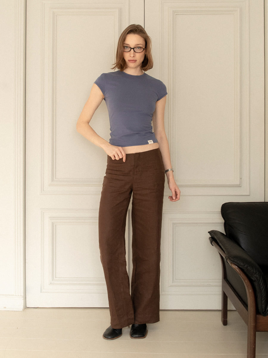 G LINEN SLACKS