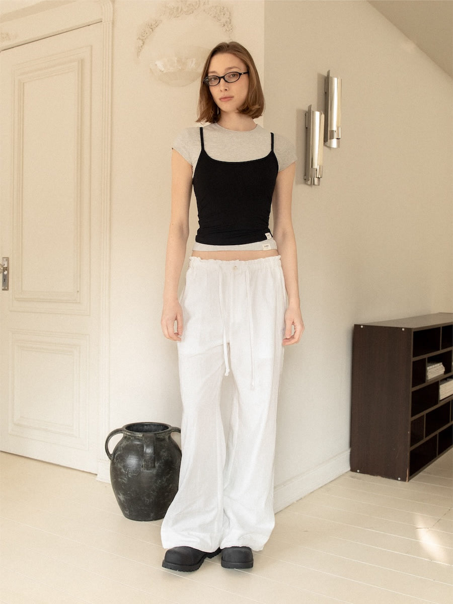 G LIGHT STRING PANTS