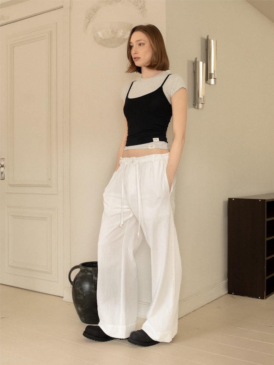 G LIGHT STRING PANTS