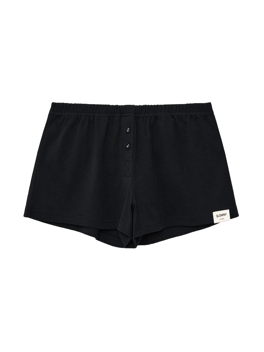 BUTTON FLY MINI SHORTS