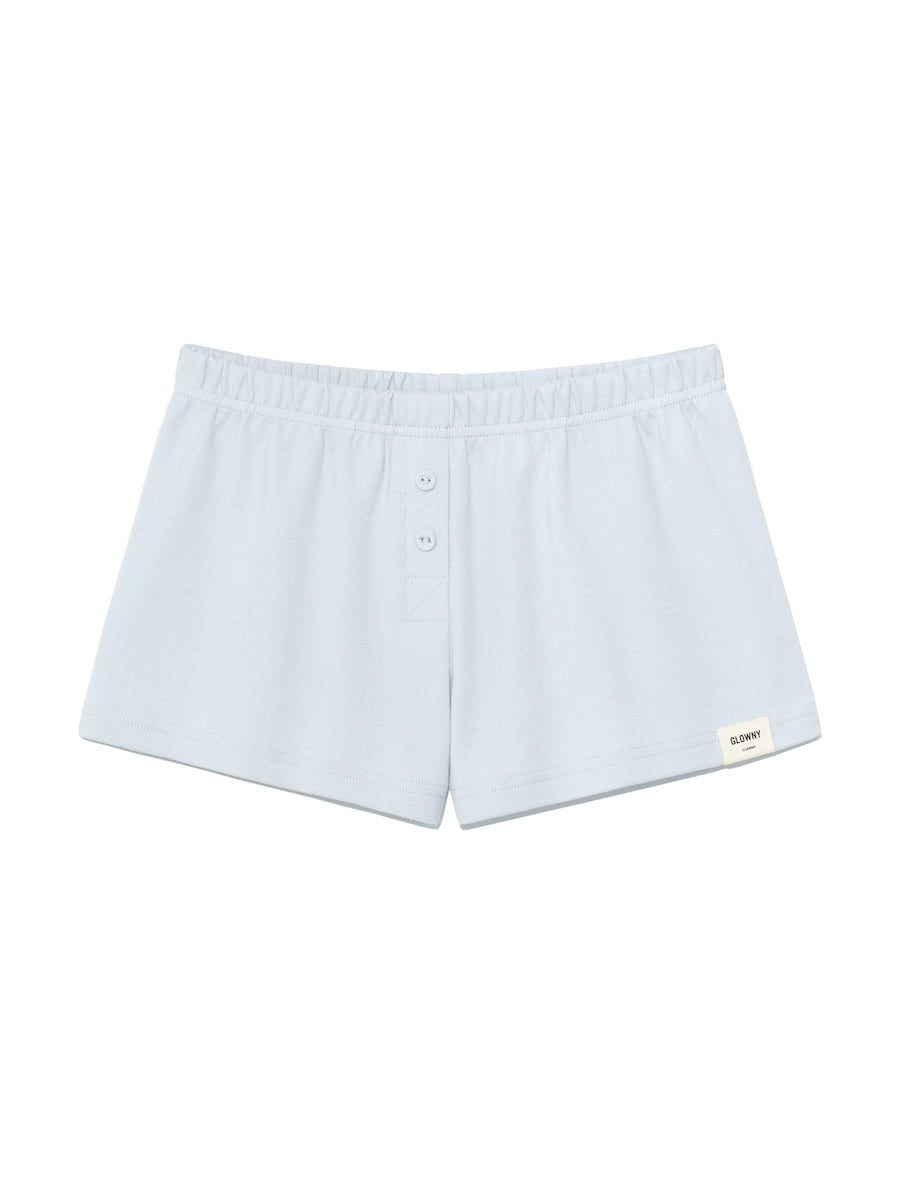 BUTTON FLY MINI SHORTS