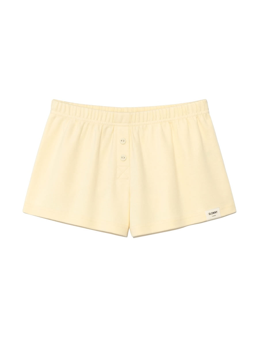 BUTTON FLY MINI SHORTS