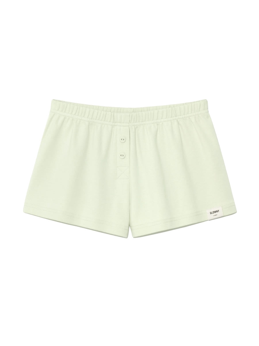 BUTTON FLY MINI SHORTS