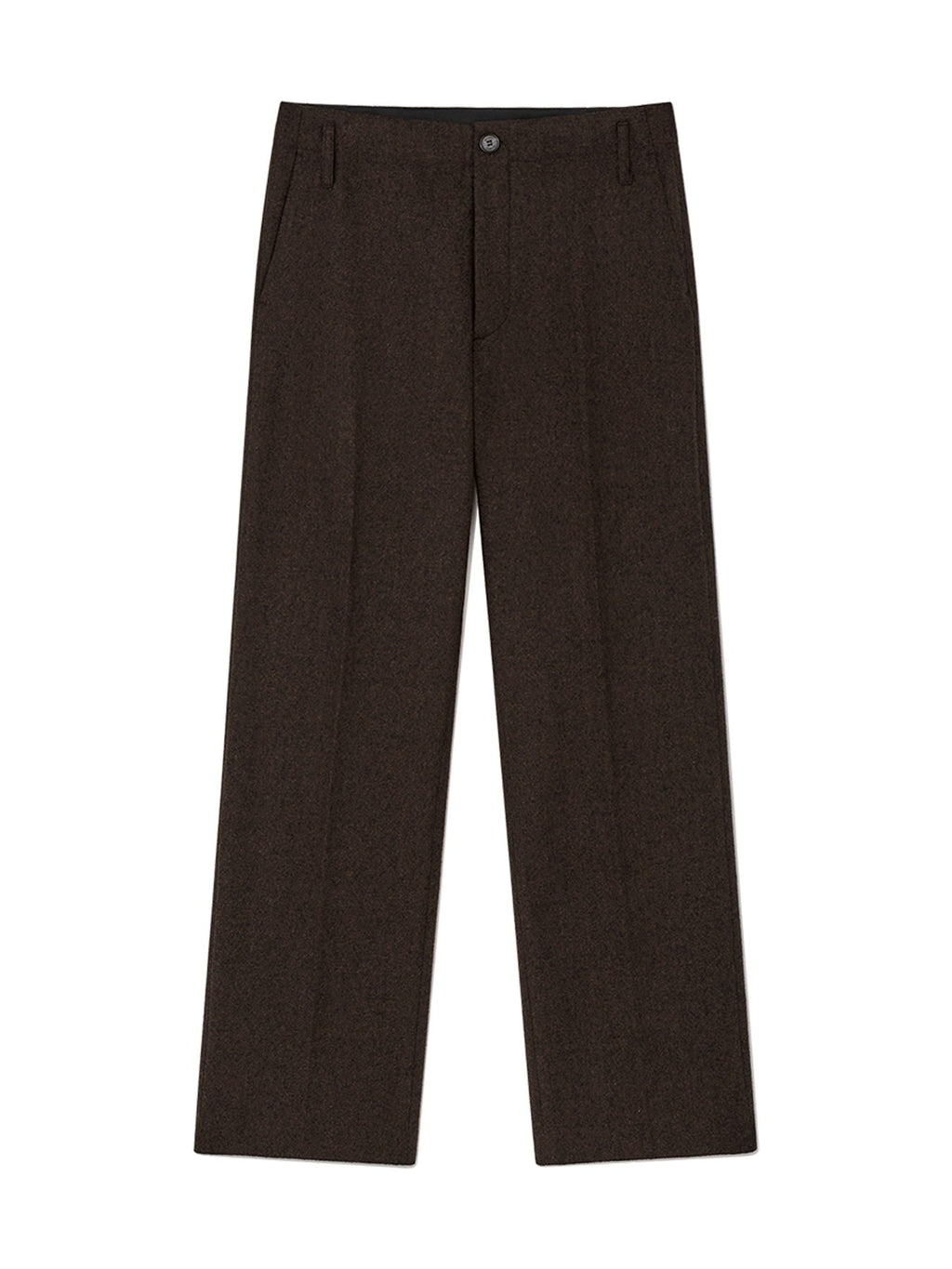 G STRAIGHT WOOL PANTS